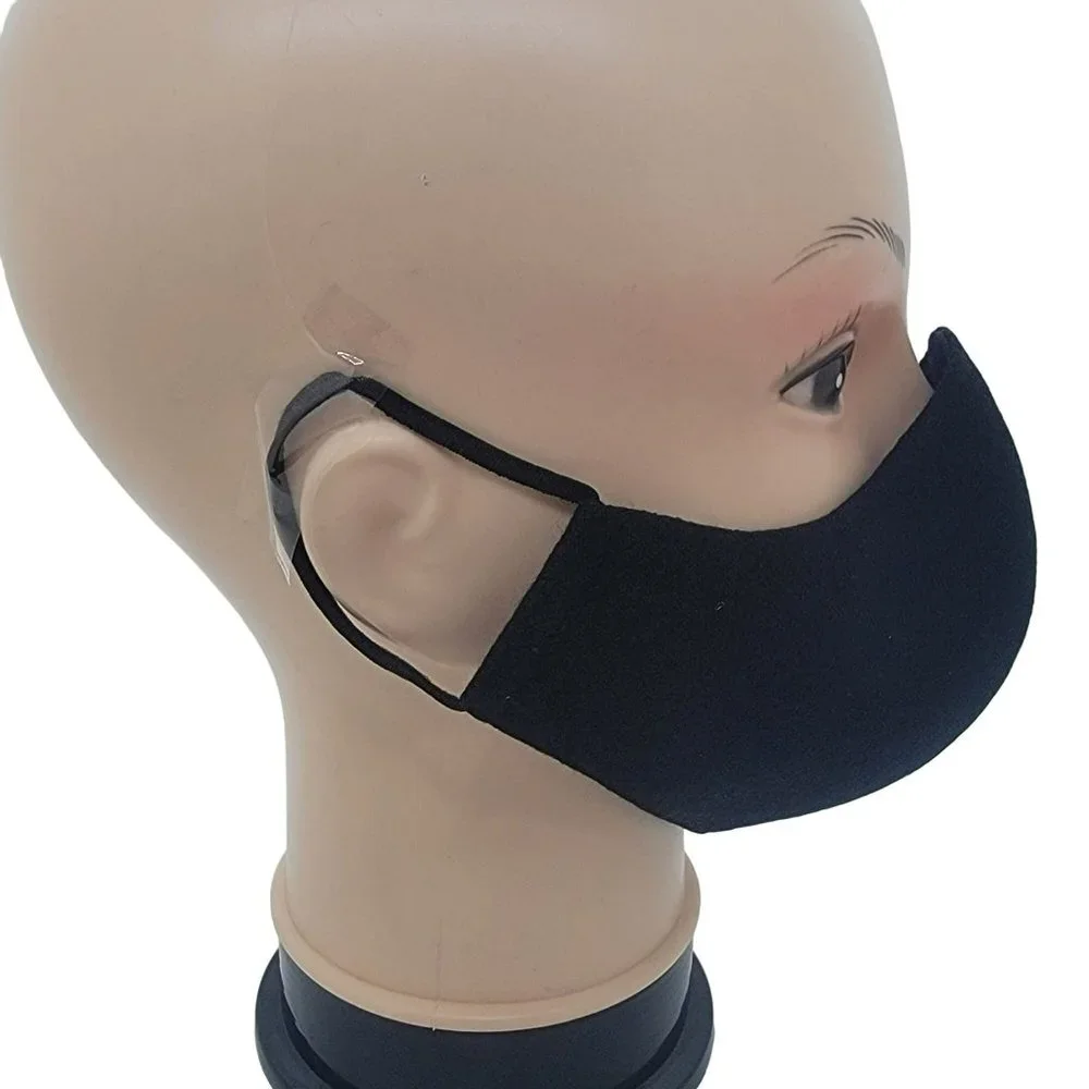 New Cover Face ear loop Women Black Mask Embroidered handmade big Flowers roses